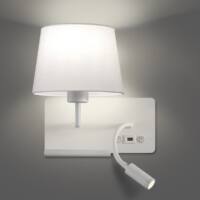Lámpara aplique SYLVANA LED de ACB (con cargador inalámbrico y USB
