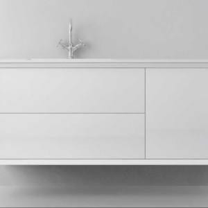 Planetmöbel LUX - Mueble de baño para lavabo (180 cm, sin lavabo